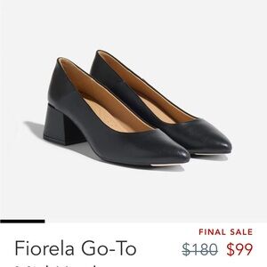 Nisolo Fiorela Black Heels